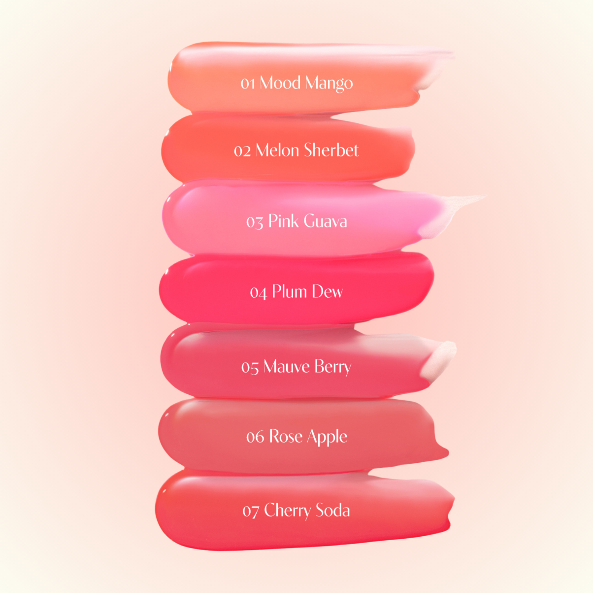 DASIQUE Juicy Dewy Tint (8 Colours) Colours