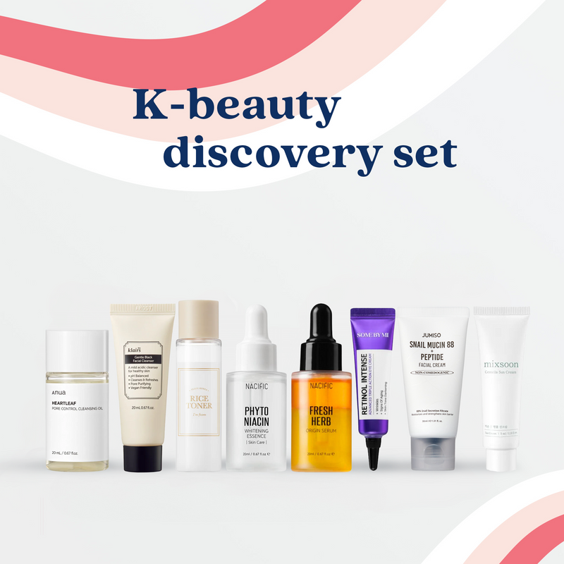 K-Beauty Discovery Set - Mini 8 Step Routine