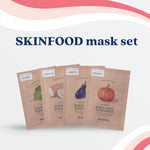 SKINFOOD Sheet Mask Set (4pcs)