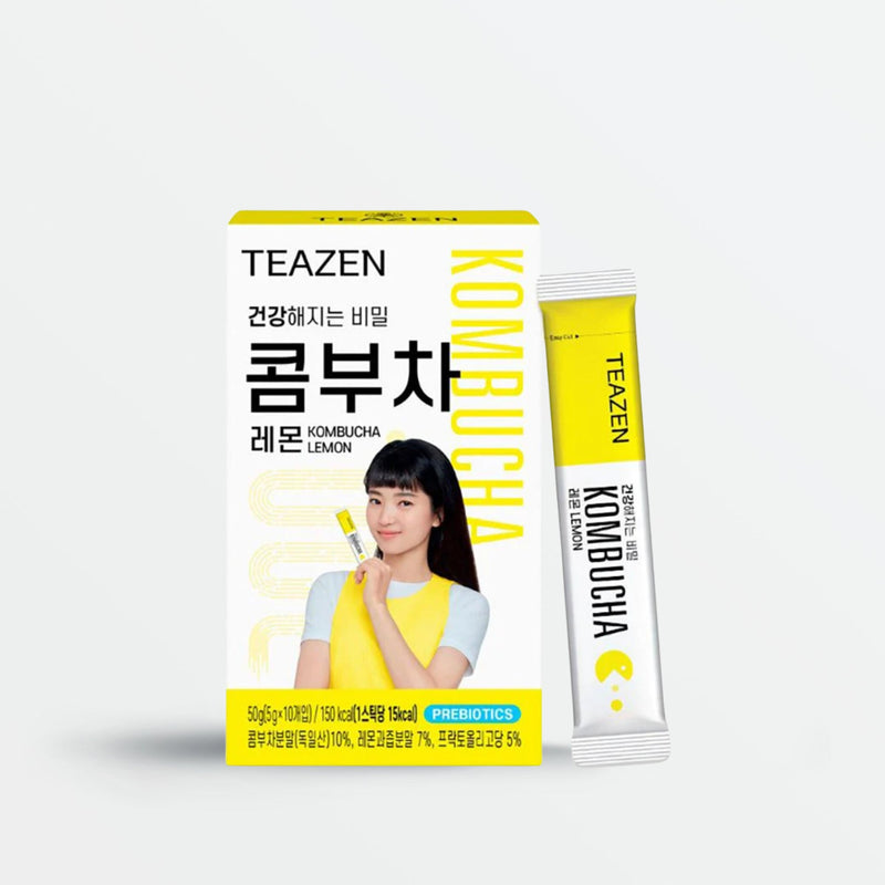 TEAZEN Kombucha Lemon (10 sticks) Jungkook's kombucha uk