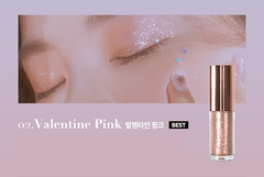 PEACH C Champagne Eye Glitter #02 Valentine Pink